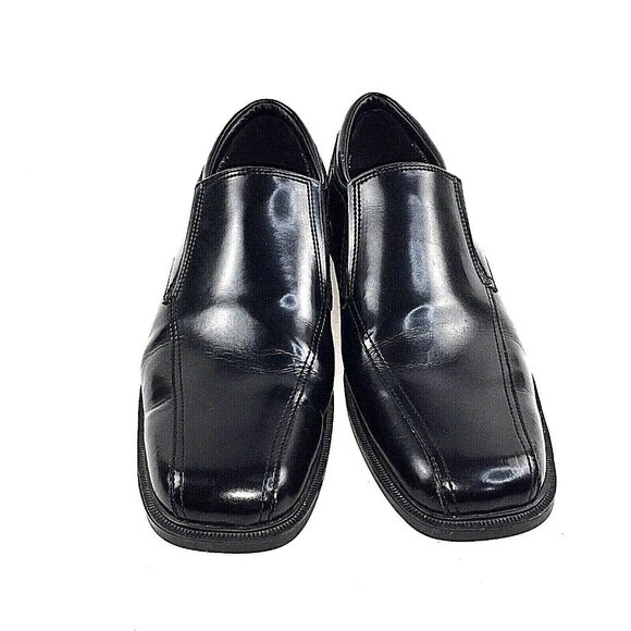 Dockers Slip Resistant Mens Black Leather Loafers US sz 13M 90-29144 EUC - Picture 2 of 12